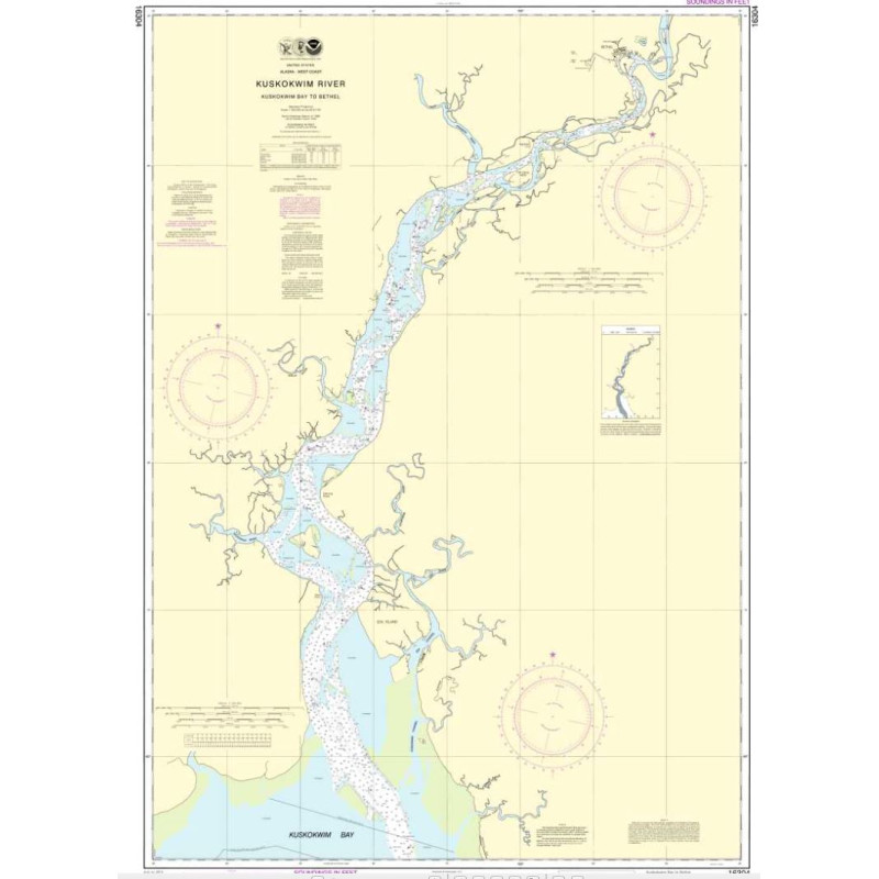 NOAA - 16304 - Kuskokwim River-Kuskokwim Bay to Bethel