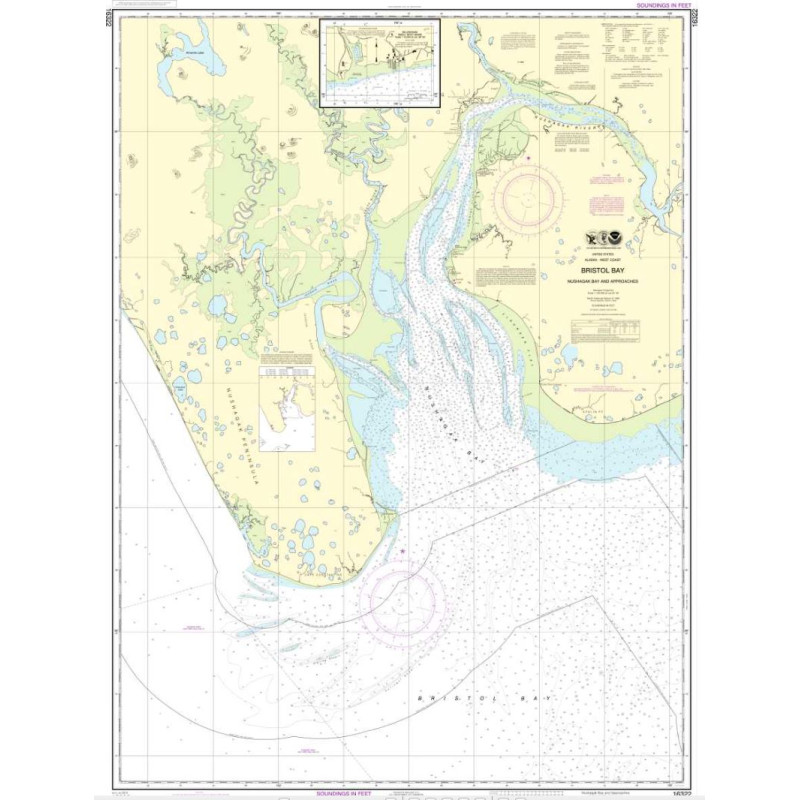 NOAA - 16322 - Bristol Bay-Nushagak Bay and Approaches - Dillingham- Small Boat Basin