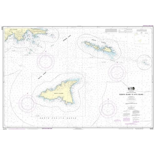 NOAA - 16423 - Shemya Island to Attu Island (Metric)