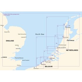 Imray - 2120 - North Sea – Nieuwpoort to Den Helder Chart Atlas