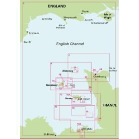 Imray - 2500 - The Channel Islands & the adjacent coast of Franc