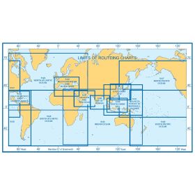 Admiralty - 5128 - planning chart - Routeing - South pacific Ocean