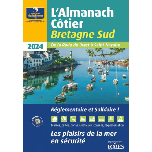 Almanach Côtier Bretagne Sud 2024 Almanach Côtier Bretagne Sud 2024