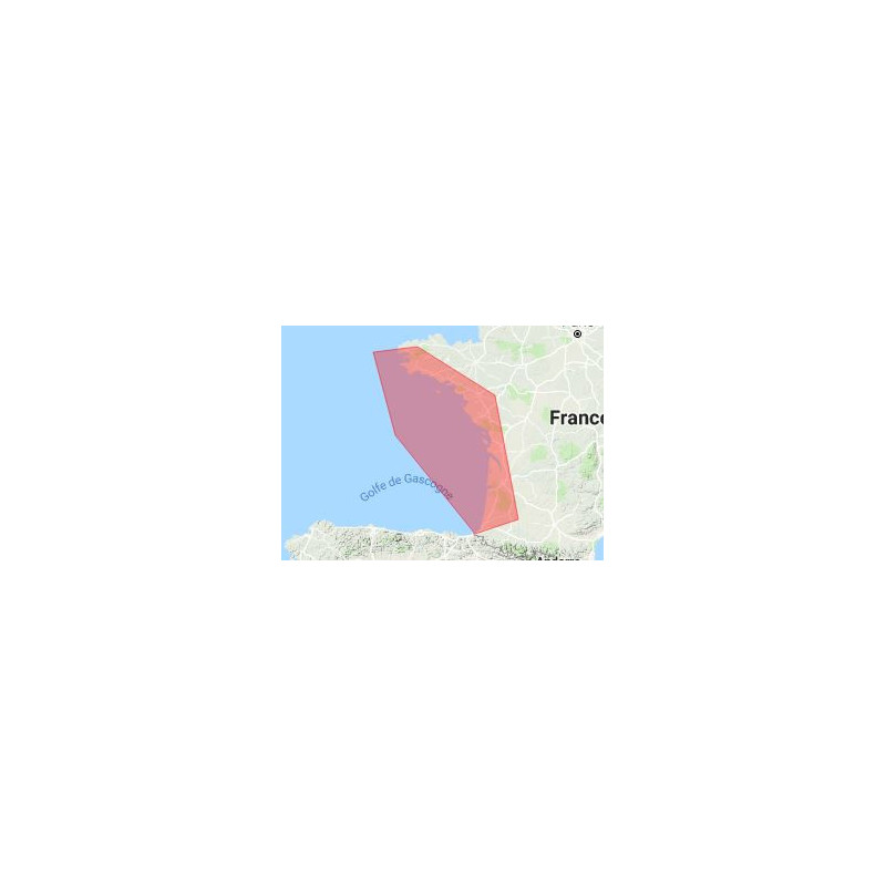 SnMap - Côtes France Atlantique - carte neuve