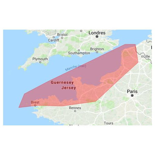 SnMap - Côtes France Manche - carte neuve