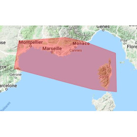 SnMap - Côtes France Méditerranée - carte neuve
