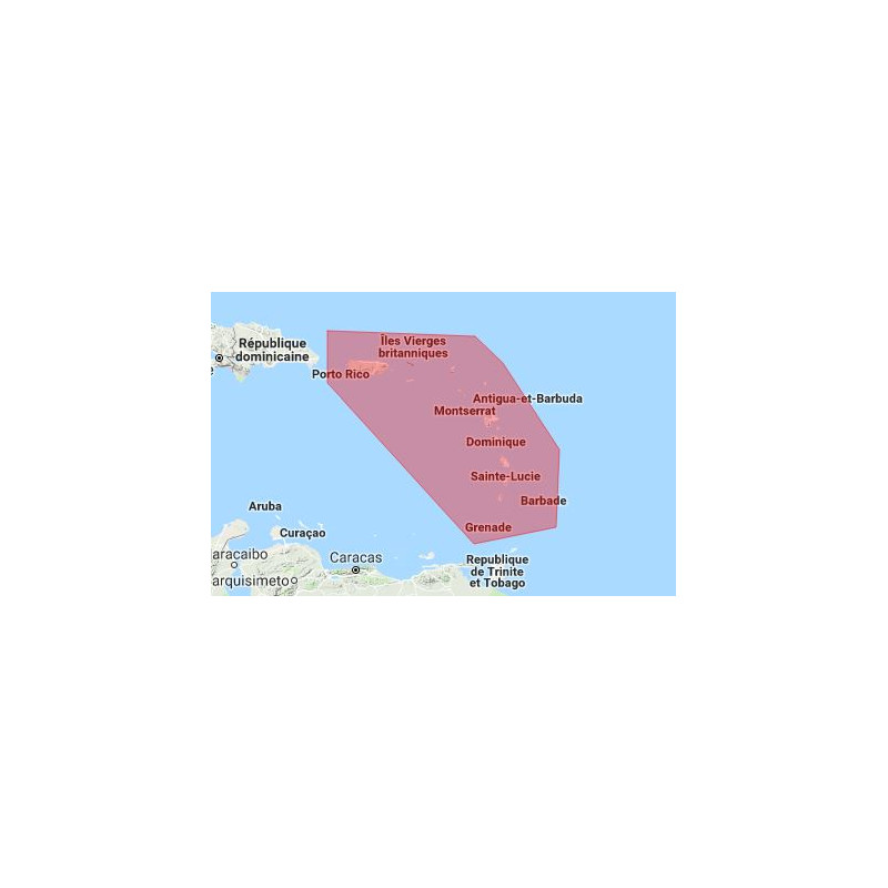 SnMap - Petites Antilles - carte neuve