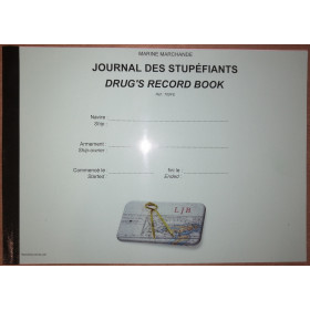 LJB - 709FE - Registre des stupéfiants - Drug's Record Book