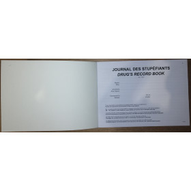 LJB - 709FE - Registre des stupéfiants - Drug's Record Book