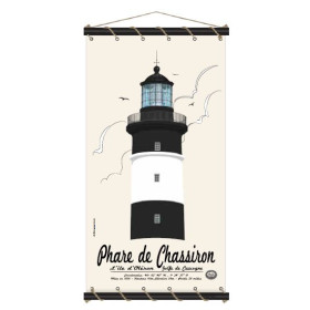 Toile tendue coton phare de Chassiron - Petit modèle