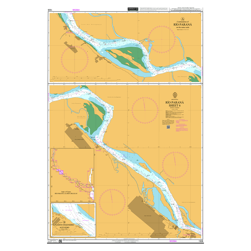 Admiralty - 1328 - Rio Parana Sheet 6