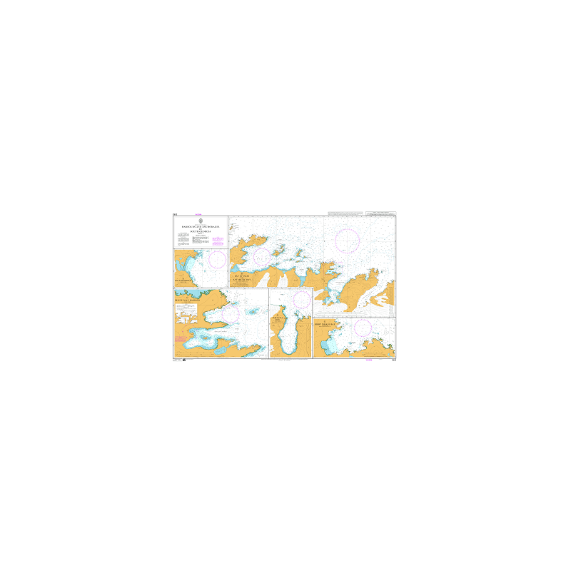 Admiralty - 3582 - carte marine - Cartouche B - Baie de Îles