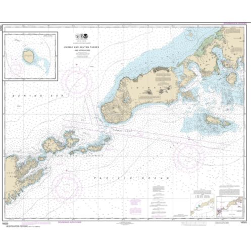NOAA - 16520 - Unimak and Akutan Passes and Approaches - Amak Island NOAA - 16520 - Unimak and Akutan Passes and Approaches - Amak Island