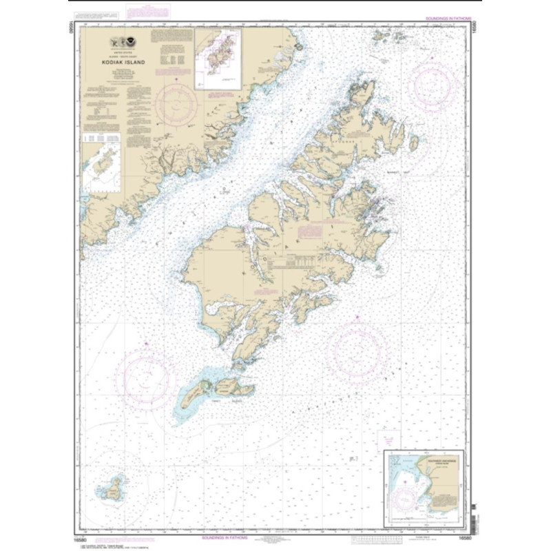 NOAA - 16580MB - Kodiak Island - Southwest Anchorage-Chirikof Island