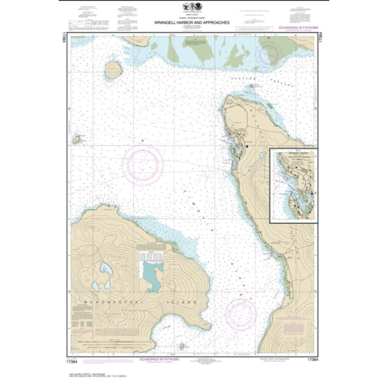 NOAA - 17384 - Wrangell Harbor and Approaches - Wrangell Harbor