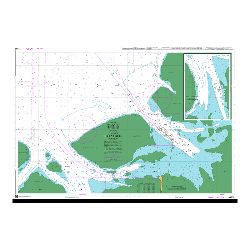 Indian National Hydrographic Office - IN2033 - Sikka Creek