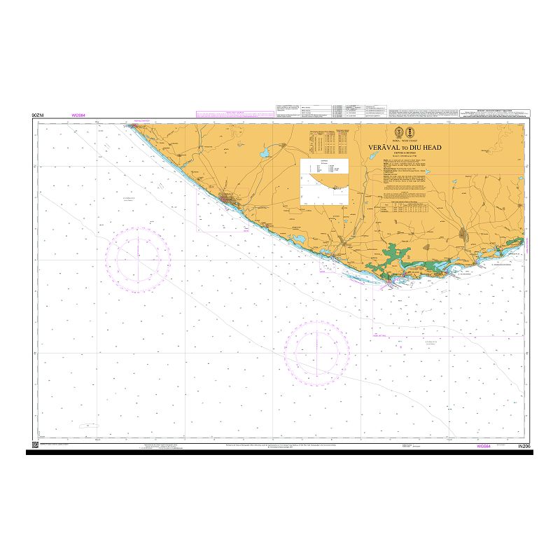 Indian National Hydrographic Office - IN206 - Veraval to Diu Head