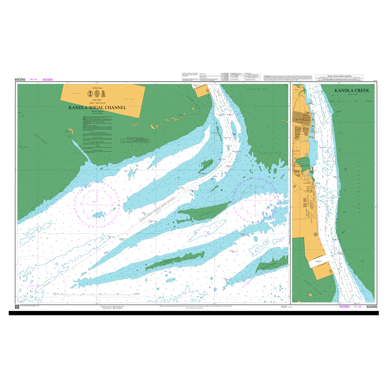 Indian National Hydrographic Office - IN2059 - Kandla Sogal Channel