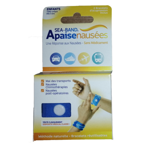 Bracelets anti-mal de mer pour enfant Bracelets anti-mal de mer pour enfant