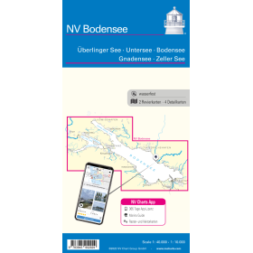 NV Charts - NV Bodensee - Überlnger see, Untersee, Boden see, Gnadensee, Zeller see