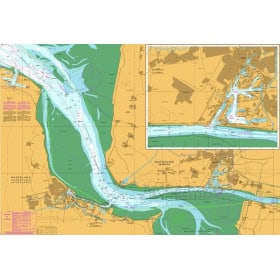 Dutch Hydrographic Office - DE91 - River Ems - Dukegat to Emssperrwerk (Ems Flood Barrier)
