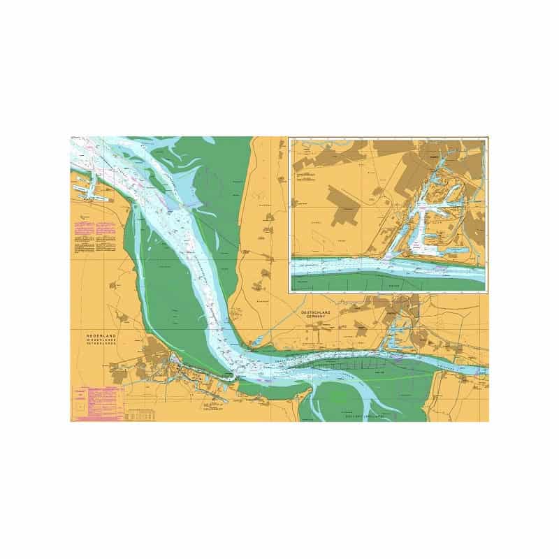 Dutch Hydrographic Office - DE91 - River Ems - Dukegat to Emssperrwerk (Ems Flood Barrier)