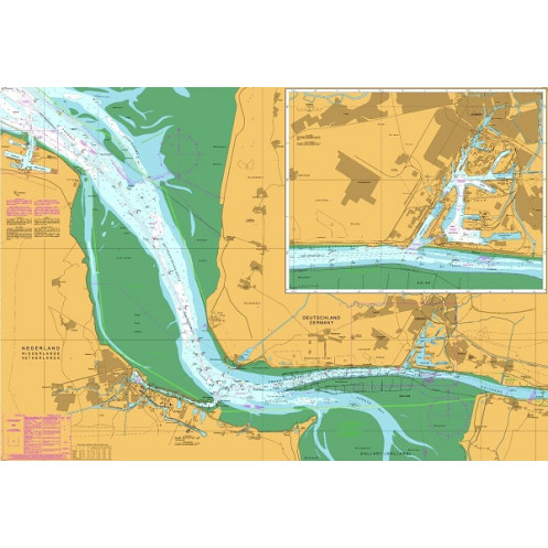 Admiralty - DE91 - River Ems - Dukegat to Emssperrwerk (Ems Flood Barrier)