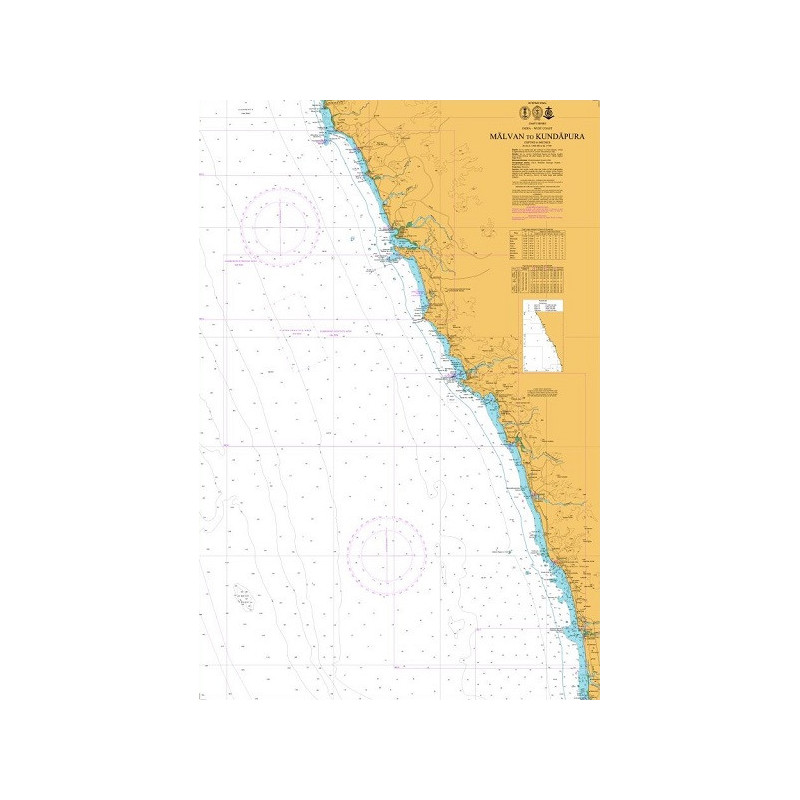 Indian National Hydrographic Office - IN257 - M?lvan to Kund?pura