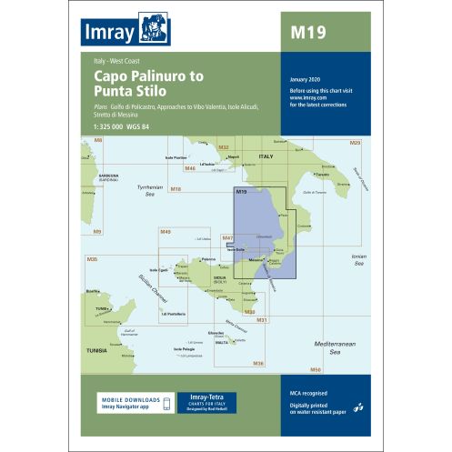 Imray - M19 - Capo Palinuro to Punta Stilo