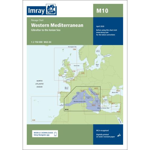 Imray - M10 - Western Mediterranean - Gibraltar to the Ionian Sea