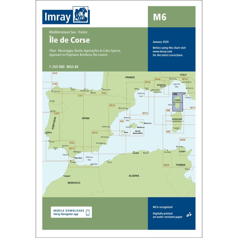 Imray - M6 - Île de Corse