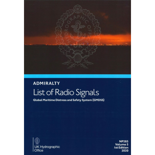 Admiralty - NP285 - List or Radio Signals Vol. 5 Admiralty - NP285 - List or Radio Signals Vol. 5