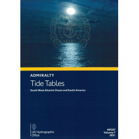 Admiralty - NP207 - Tide Tables Vol 7 South West Atlantic Ocean and South America
