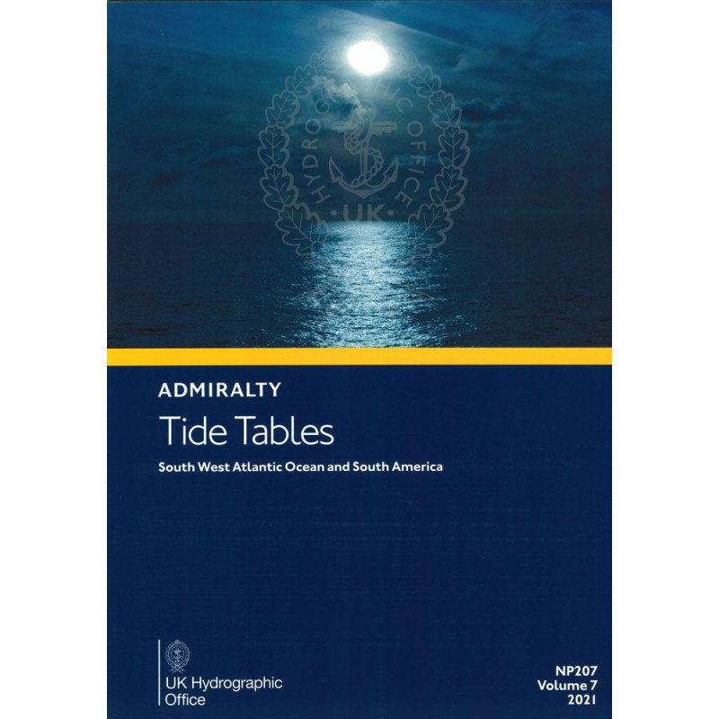 Admiralty - NP207 - Tide Tables Vol 7 South West Atlantic Ocean and South America