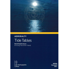 Admiralty - NP206 - Tide Tables Vol 6 North Pacific Ocean