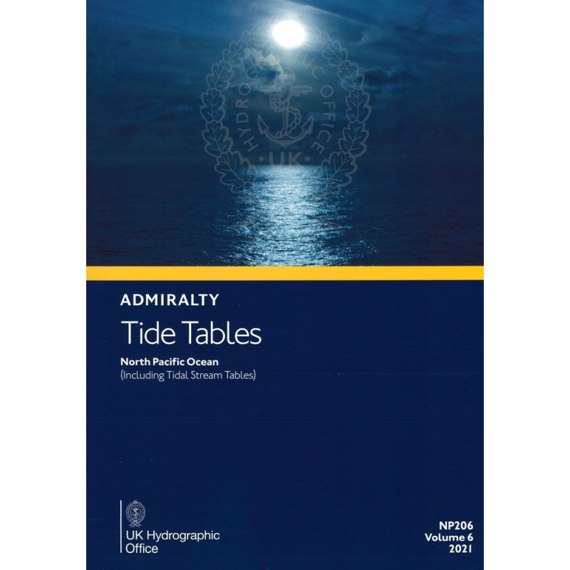 Admiralty - NP206 - Tide Tables Vol 6 North Pacific Ocean