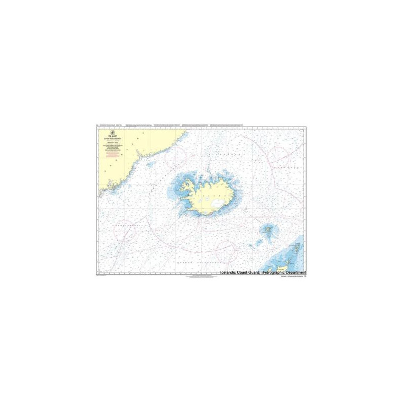 IHO - 015 - nautical chart - Ísland - Efnahagslögsagan