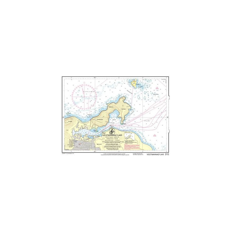 IHO - 310 - nautical chart - Vestmannaeyjar
