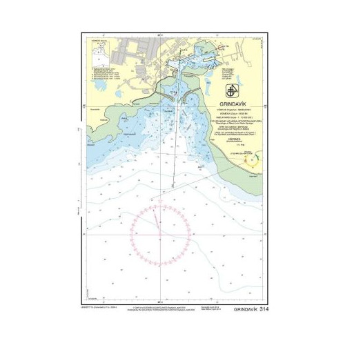 IHO - 314 - nautical chart - Grindavík