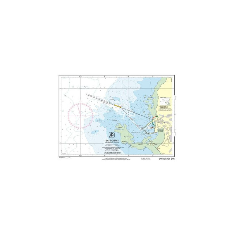 IHO - 316 - carte marine - Sandgerði