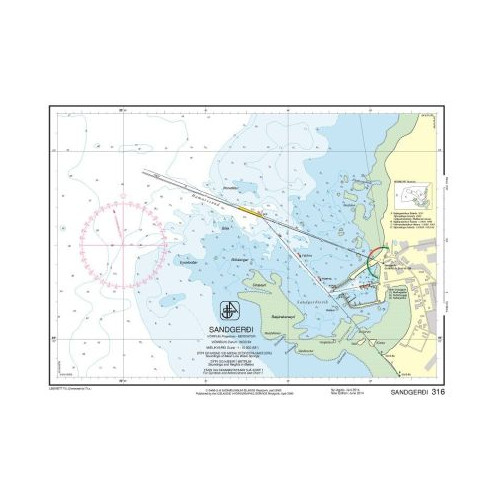 IHO - 316 - nautical chart - Sandgerði