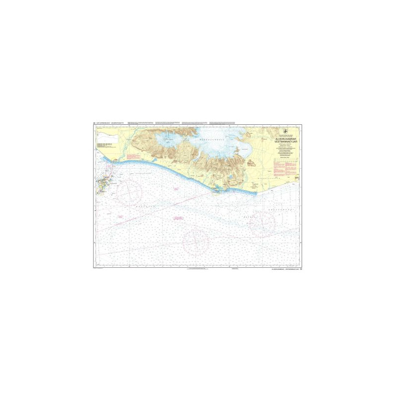 IHO - 032 - nautical chart - Alviðruhamrar - Vestmannaeyjar