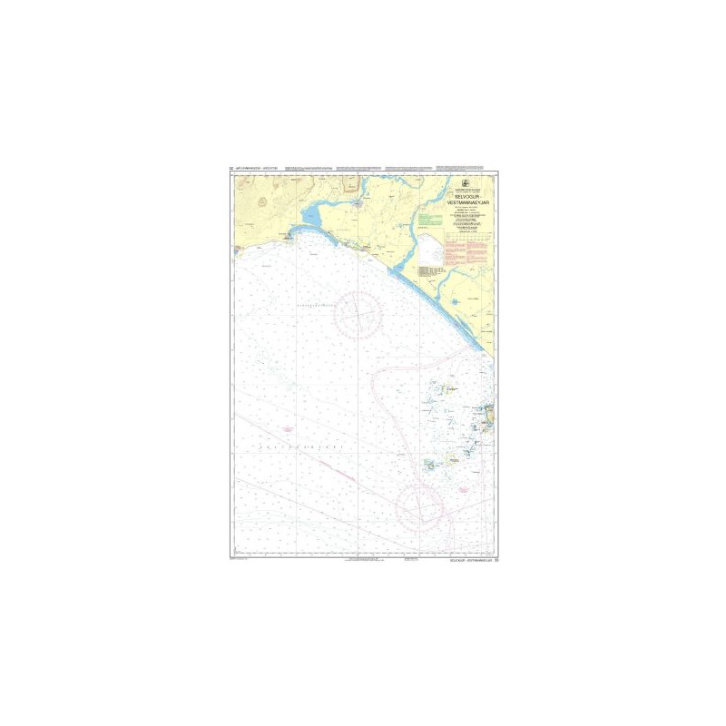 IHO - 033 - carte marine - Selvogur - Vestmannaeyjar