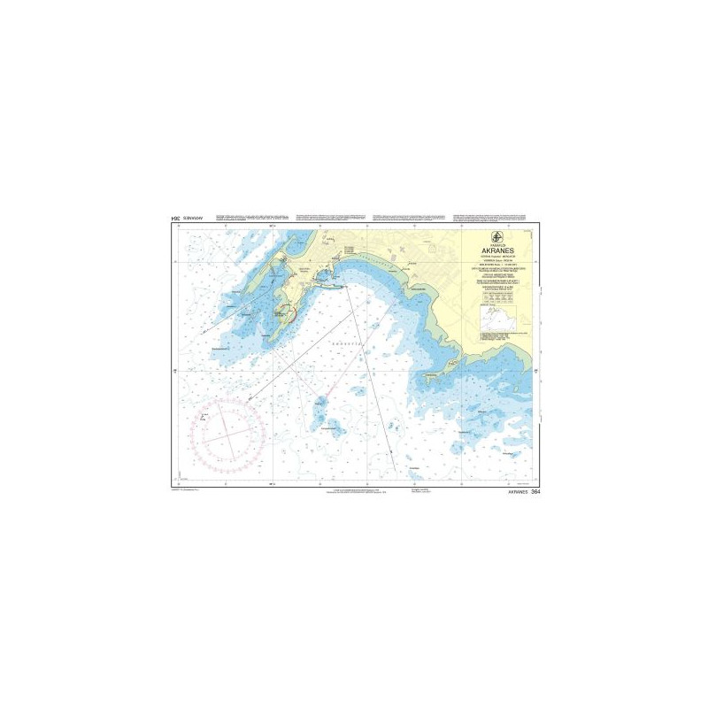 IHO - 364 - nautical chart - Akranes