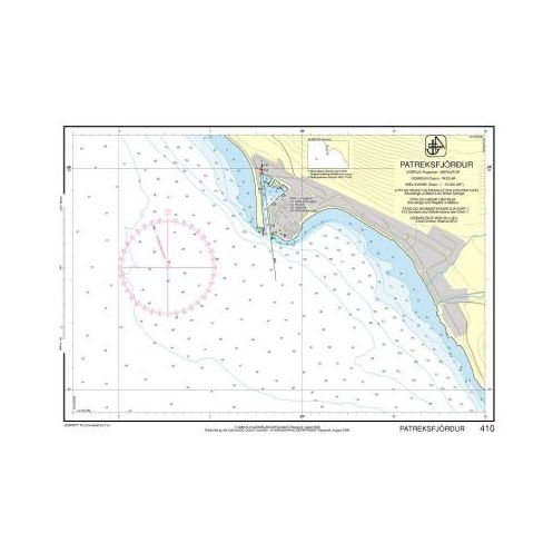 IHO - 410 - carte marine - Patreksfjordur