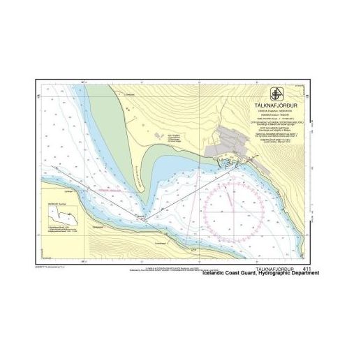 IHO - 411 - nautical chart - Tálknafjörður
