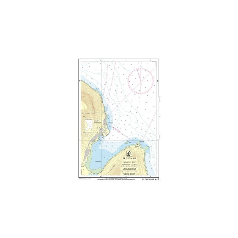 IHO - 412 - nautical chart - Bíldudalur