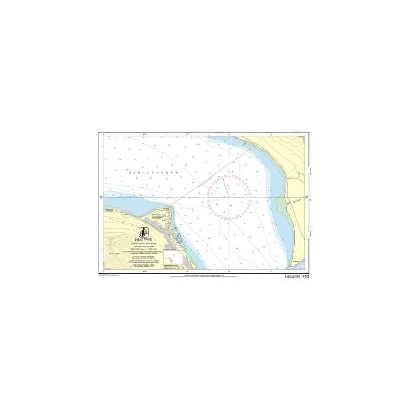 IHO - 413 - nautical chart - Þingeyri