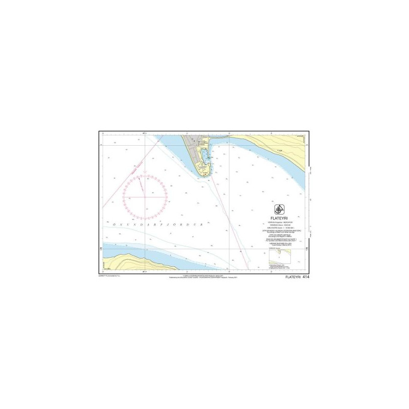 IHO - 414 - nautical chart - Flateyri