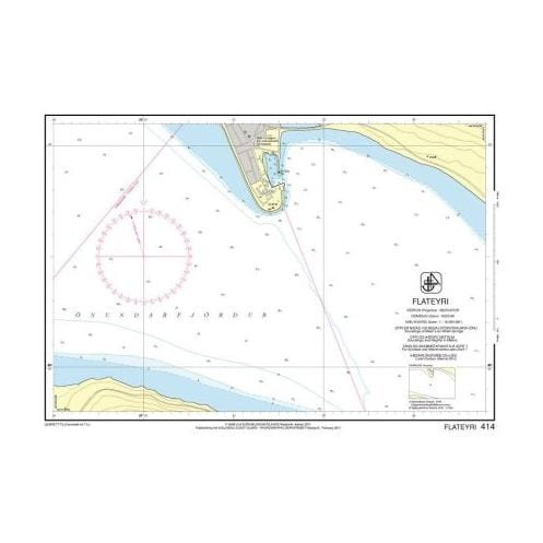 IHO - 414 - nautical chart - Flateyri